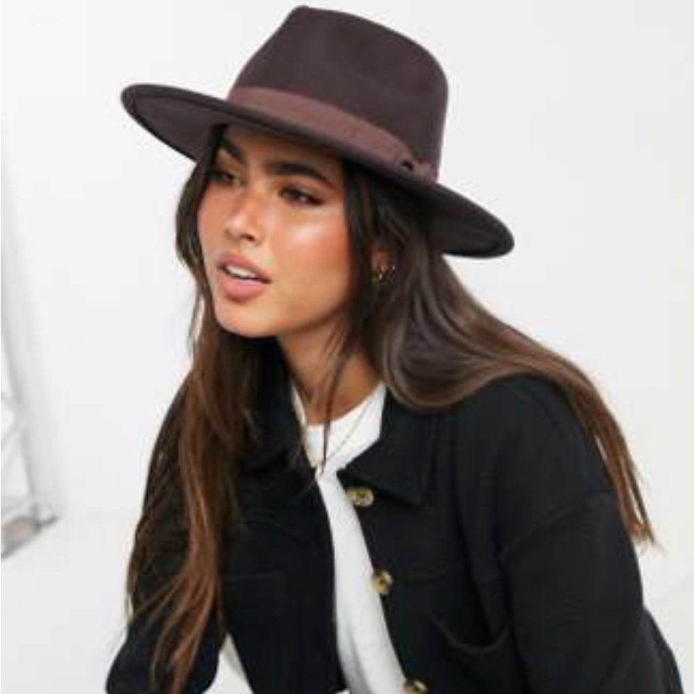 Brown Felt Fedora